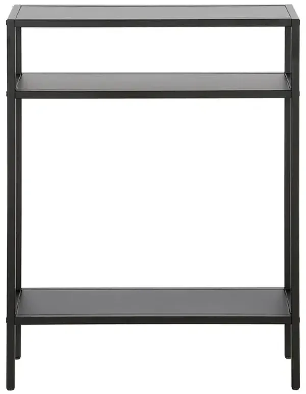 Owen 22" Console Table with Metal Shelves