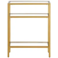 Pauline 22" Console Table in Brass by Hudson & Canal