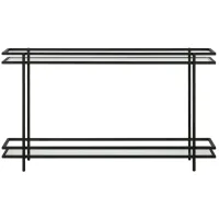 Clifton Console Table in Blackened Bronze by Hudson & Canal