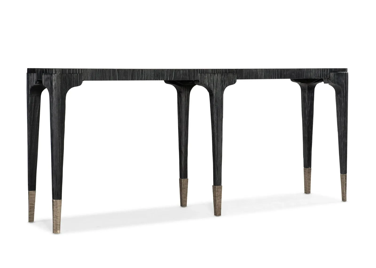 Chapman Console Table in Charred Black by Hooker Furniture