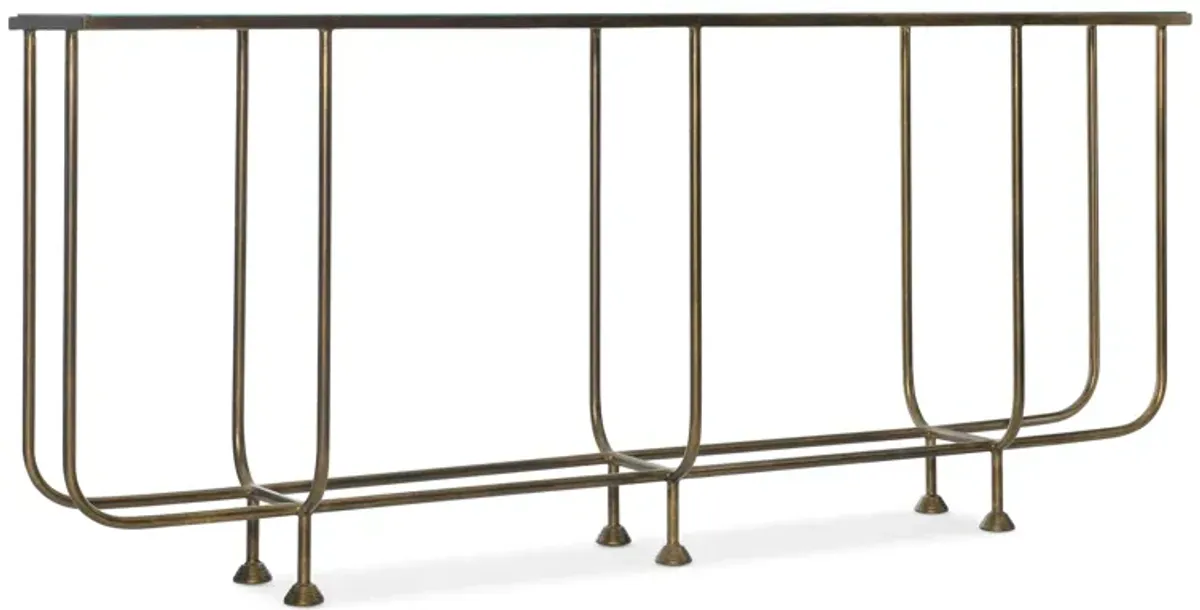 Commerce & Market Kiara Rectangle Sofa Console Base in Bronze metal by Hooker Furniture