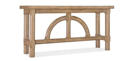 Commerce & Market Console in Natural light wood finish by Hooker Furniture