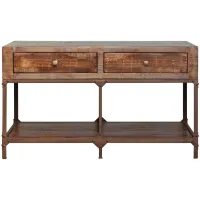 Urban Gold Console Table in Natural by International Furniture Direct