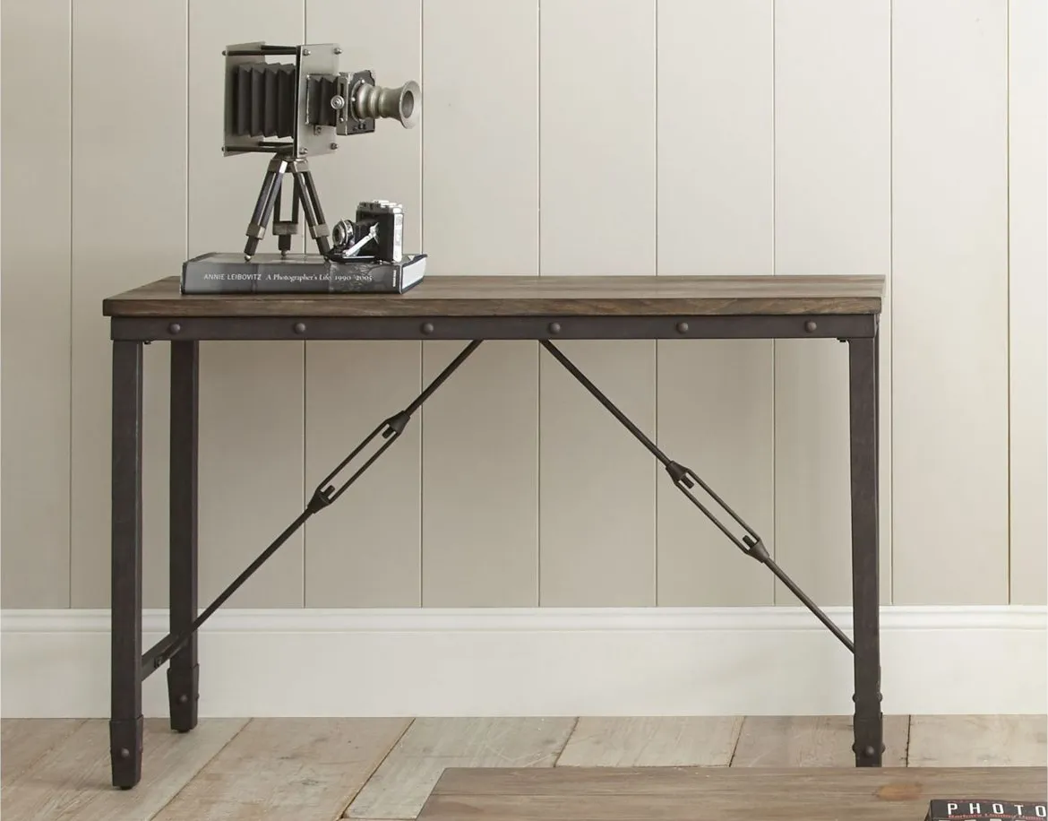 Jersey Sofa Table in Antique Tobacco Finish by STEVE SILVER COMPANY