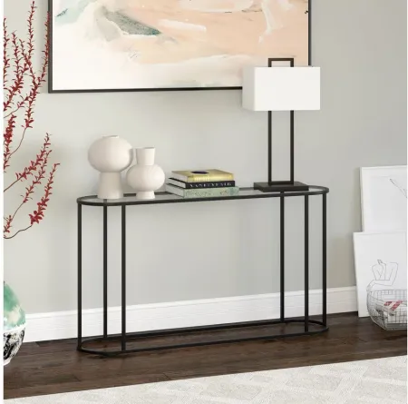 Santana 54" Console Table in Blackened Bronze by Hudson & Canal