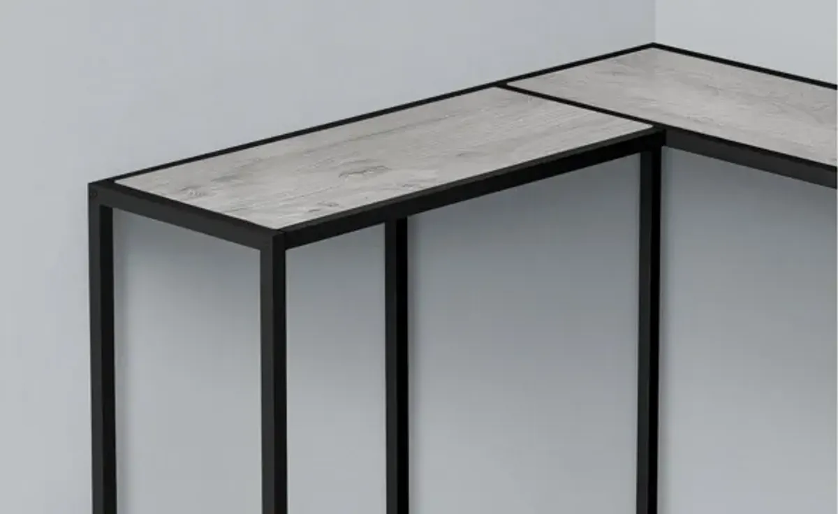 Sanza L-Shaped Console Table