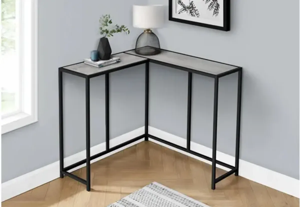 Sanza L-Shaped Console Table