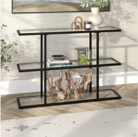 Walker Console Table in Blackened Bronze by Hudson & Canal