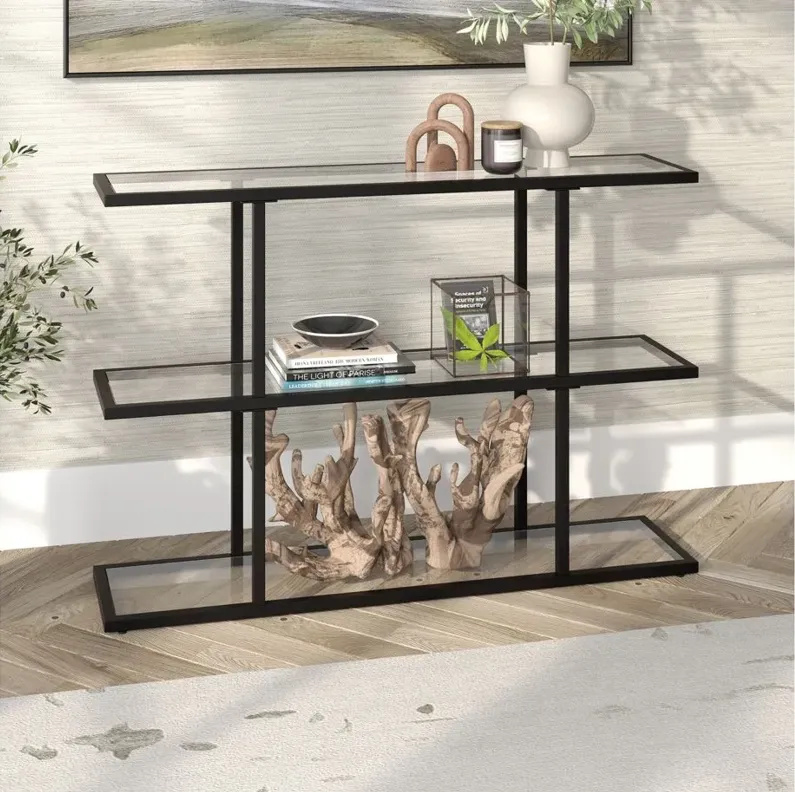 Walker Console Table in Blackened Bronze by Hudson & Canal