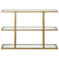 Walker Console Table in Brass by Hudson & Canal