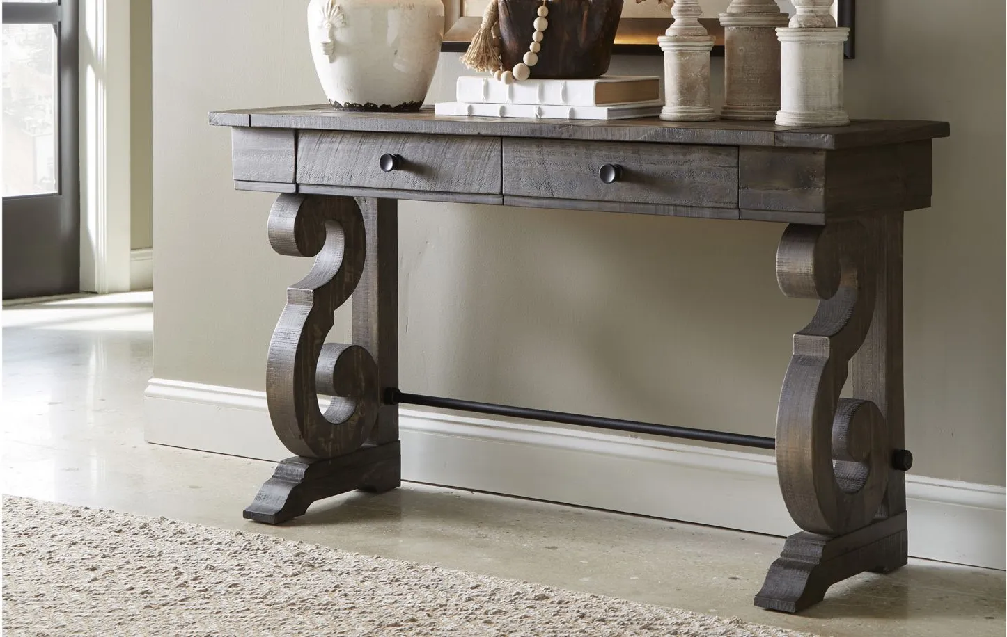 Bellamy Rectangular Sofa Table in Peppercorn by Magnussen Home