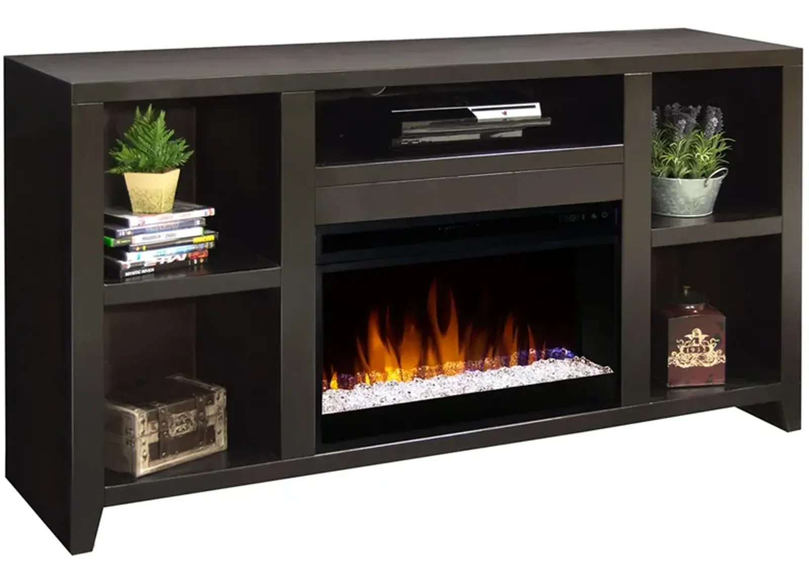 Urban Loft 62" Fireplace Console in Mocha by Legends Furniture