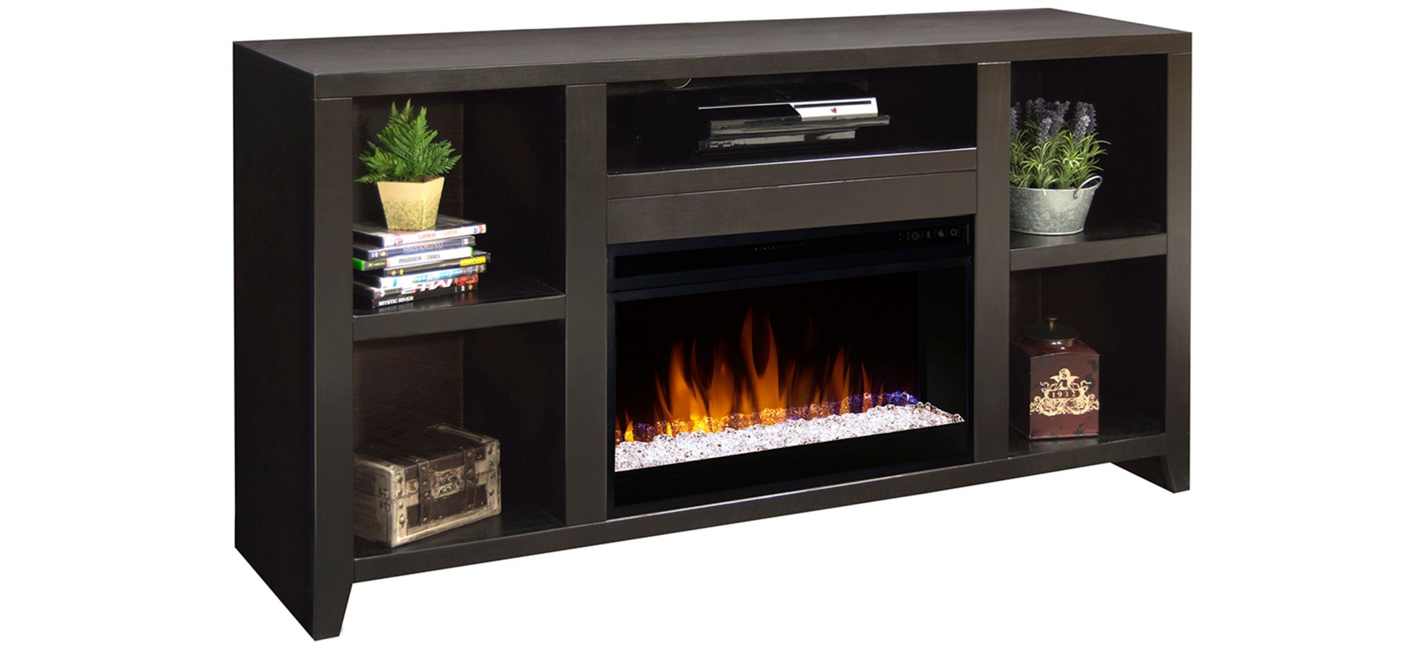 Urban Loft 62" Fireplace Console in Mocha by Legends Furniture