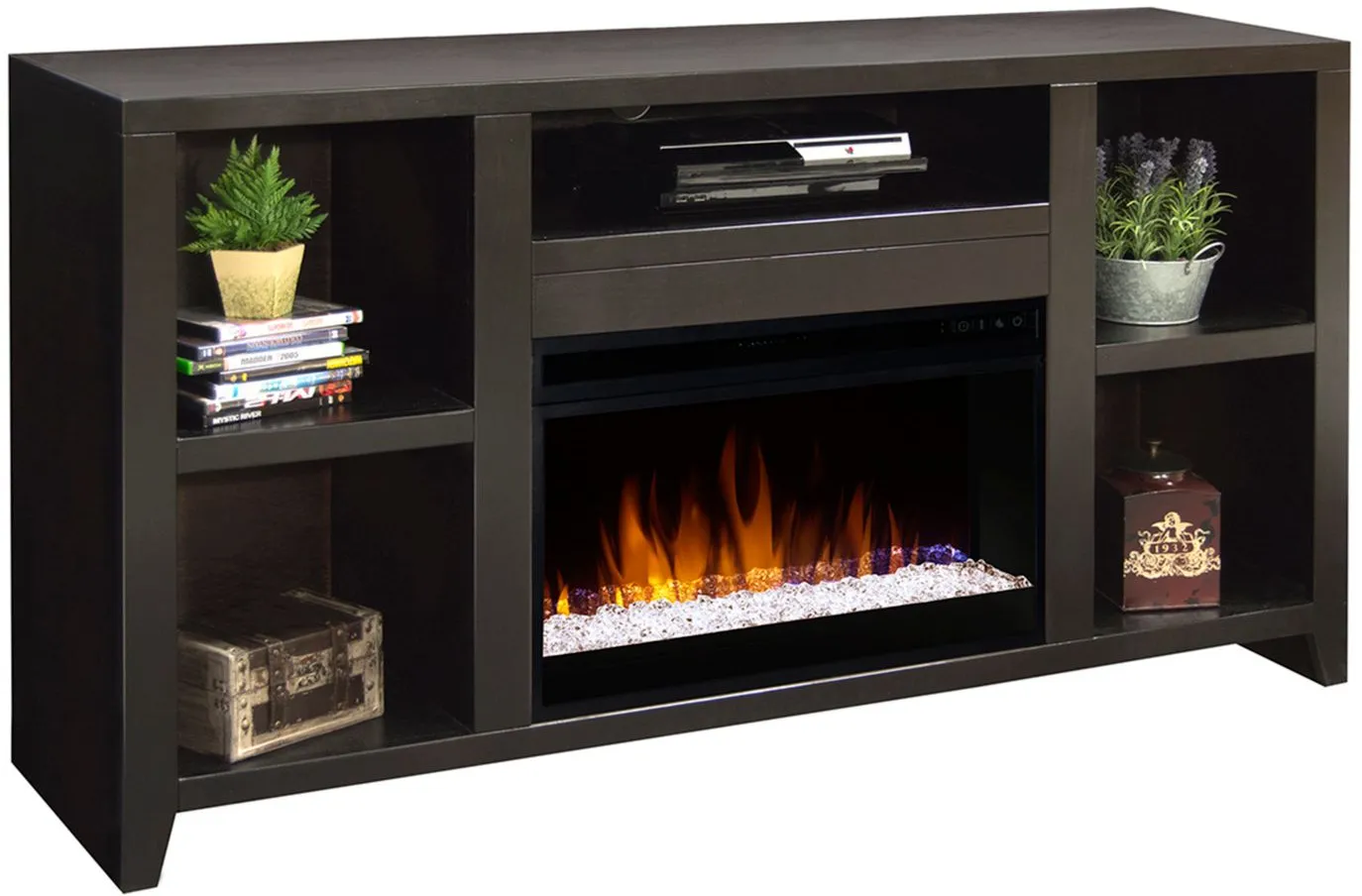 Urban Loft 62" Fireplace Console in Mocha by Legends Furniture