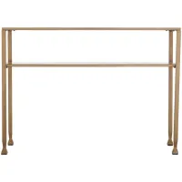 Bexley Metal/Glass Console Table in Gold by SEI Furniture