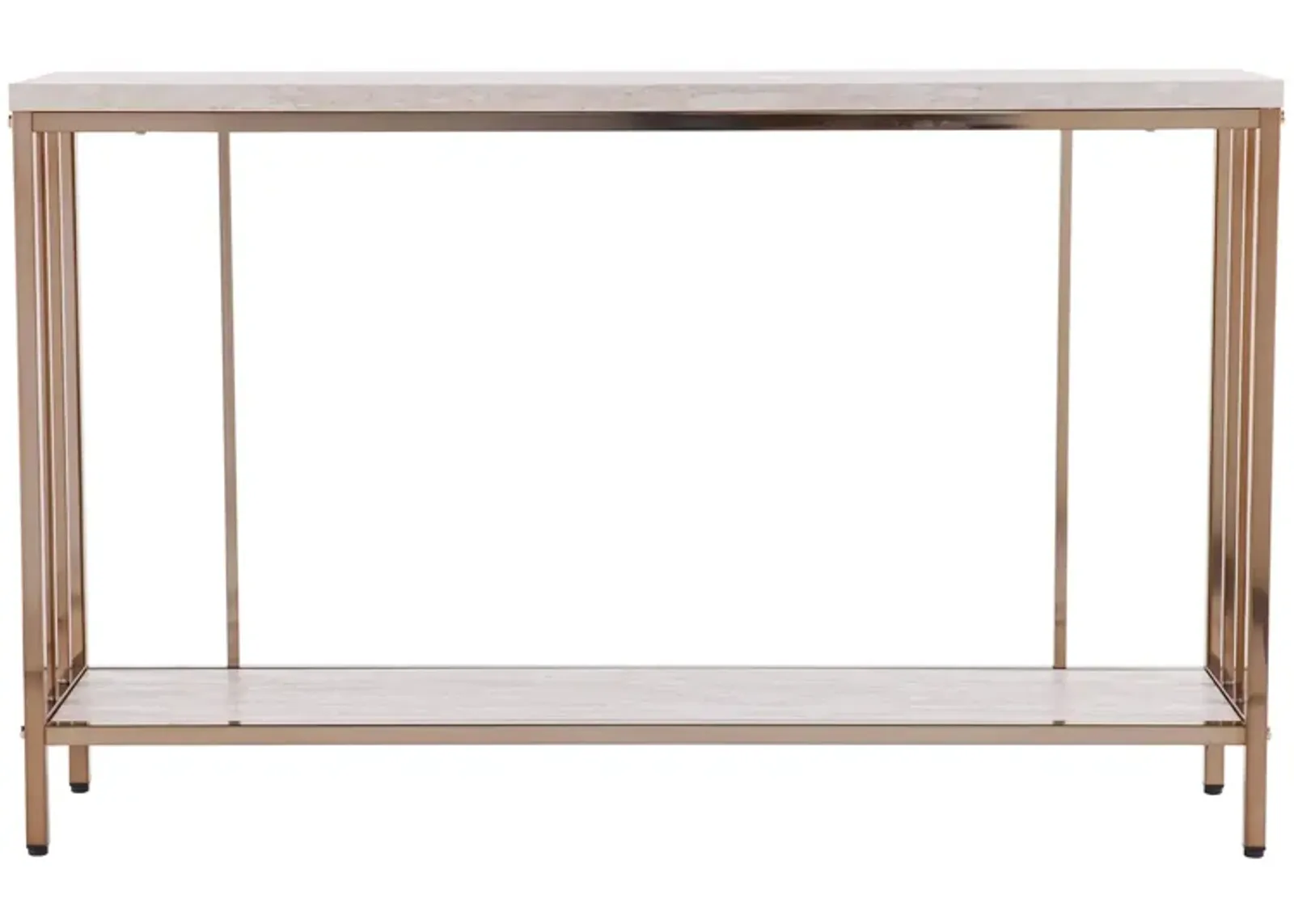 Hely Faux Marble Console Table