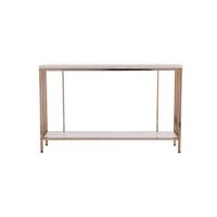 Hely Faux Marble Console Table in Champagne by SEI Furniture