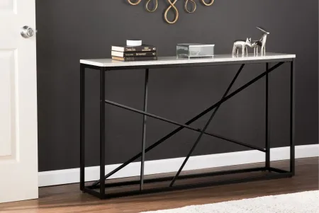 Edenbridge Console Table in Black by SEI Furniture