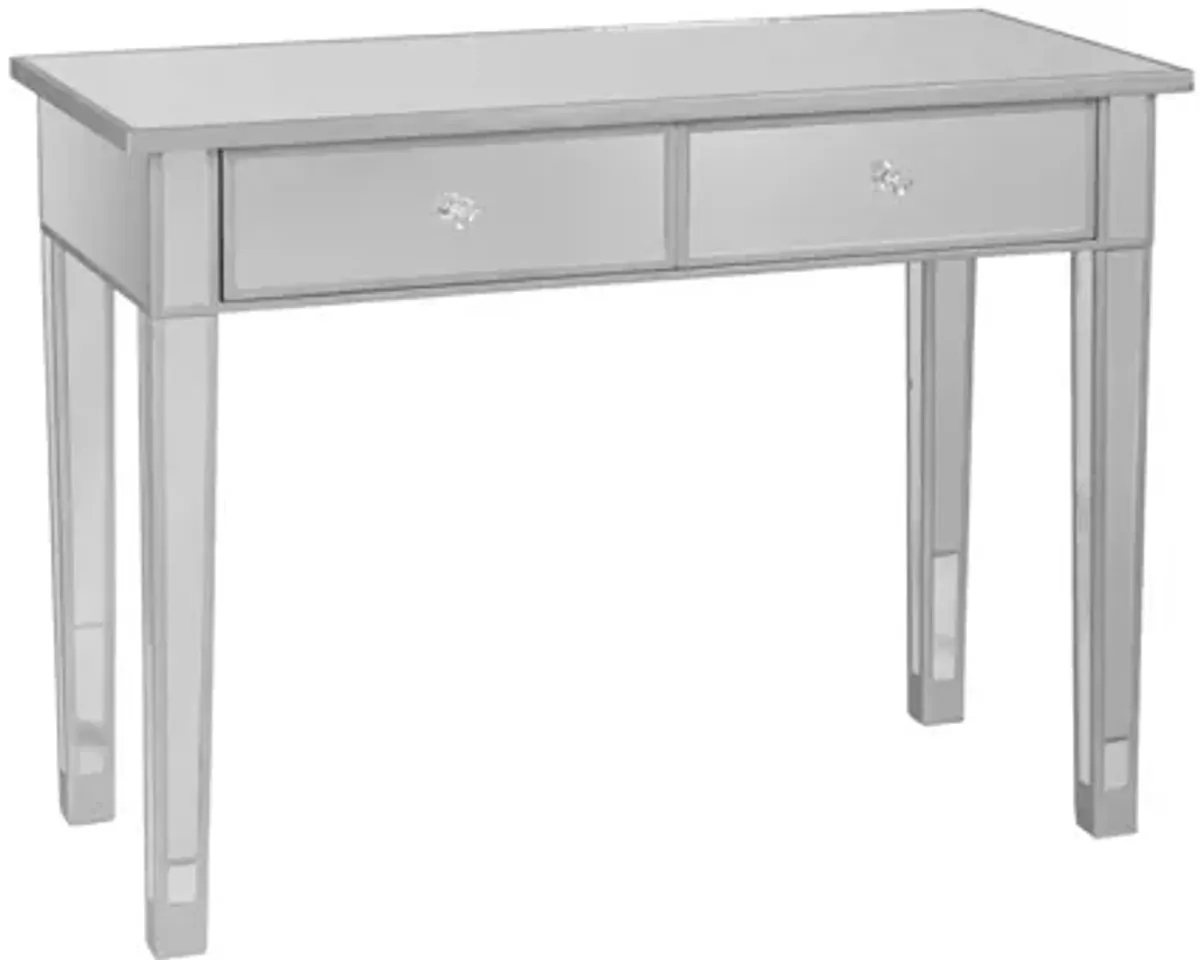 Halsey Mirrored Two-Drawer Console Table
