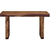 Brownstone Console Table in Brownstone Nut Brown by Coast To Coast Imports