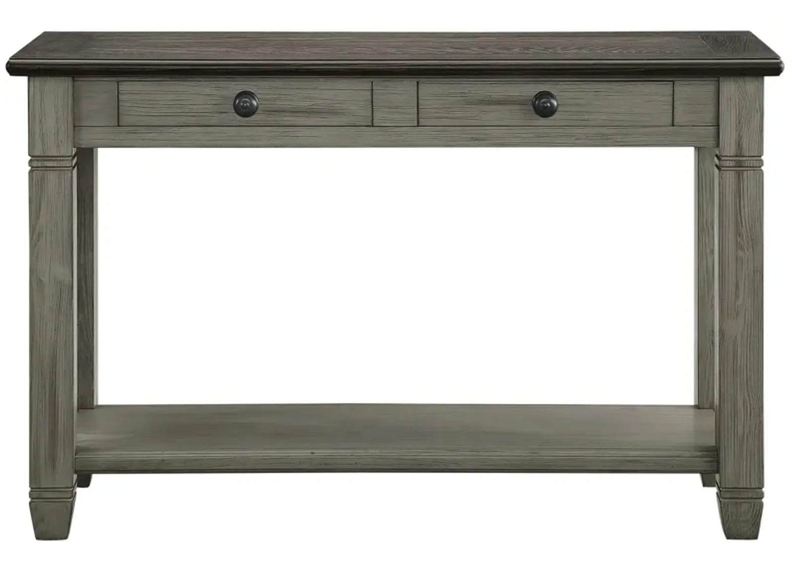 Lark Sofa Table in Coffee and Antique Gray by Homelegance