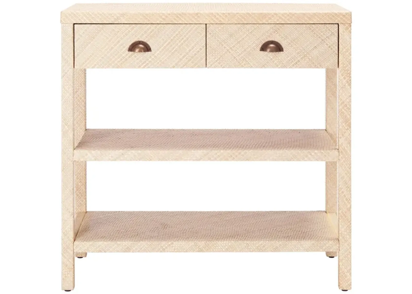 Abram Raffia Console Table in Light Natural by Safavieh