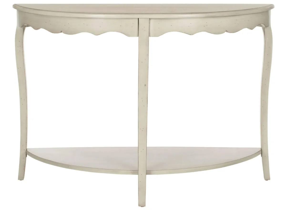 Adkin Console Table in White Birch by Safavieh