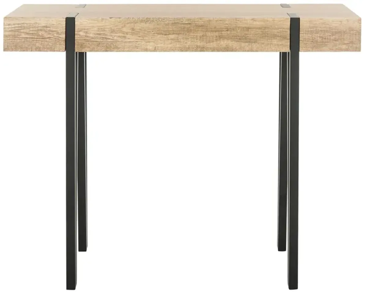 Aggie Rectangular Console Table in Natural by Safavieh