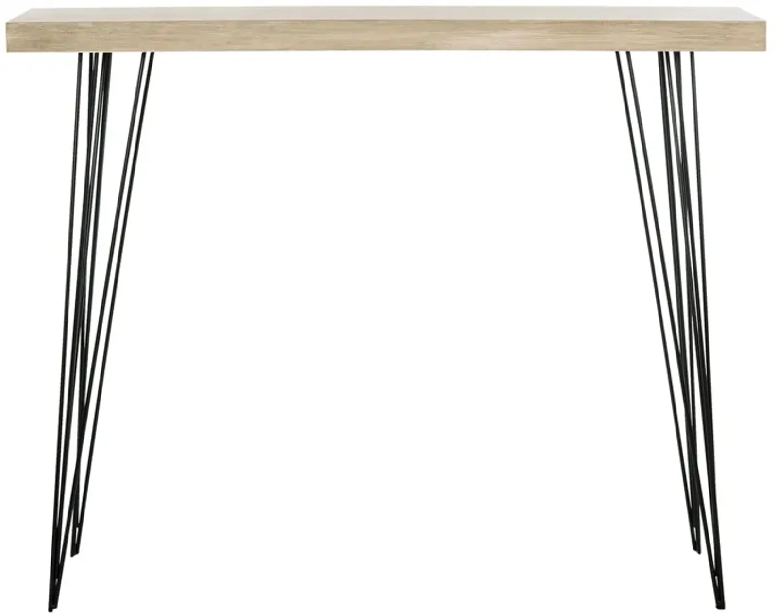 Ajana Console Table in Light Brown by Safavieh