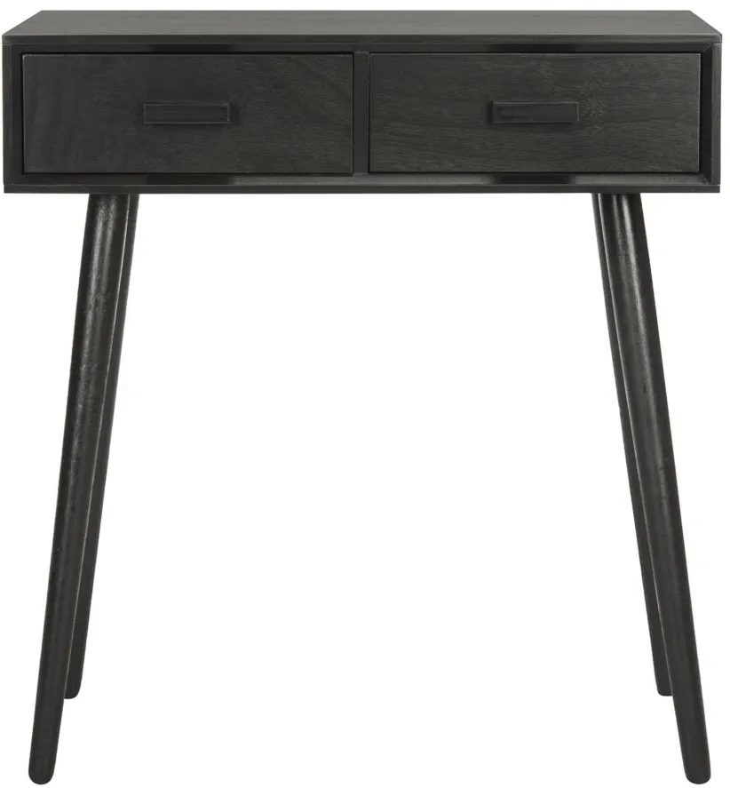 Akari Console Table in Black by Safavieh