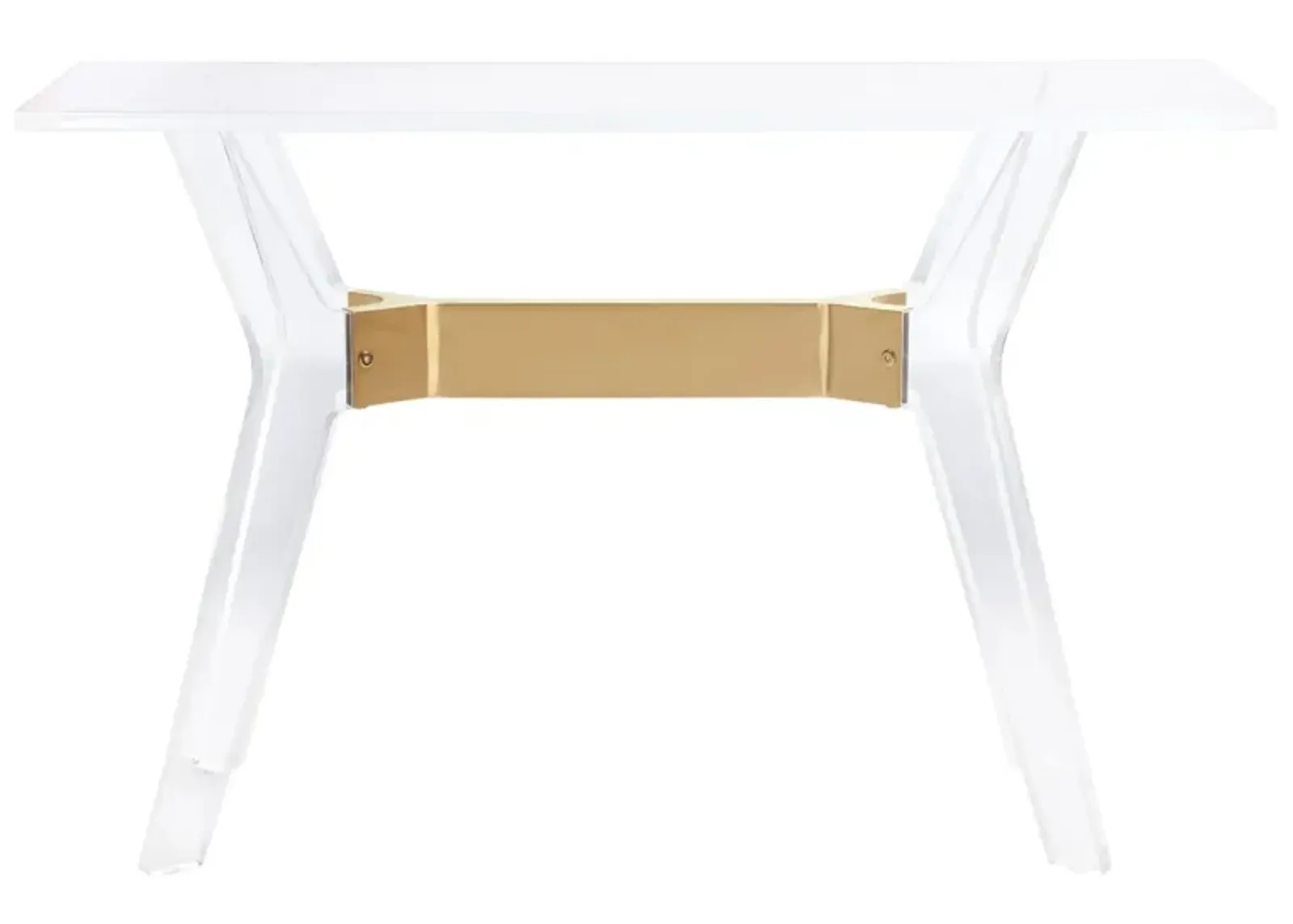 Alana Console Table in Brass by Safavieh