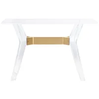 Alana Console Table in Brass by Safavieh