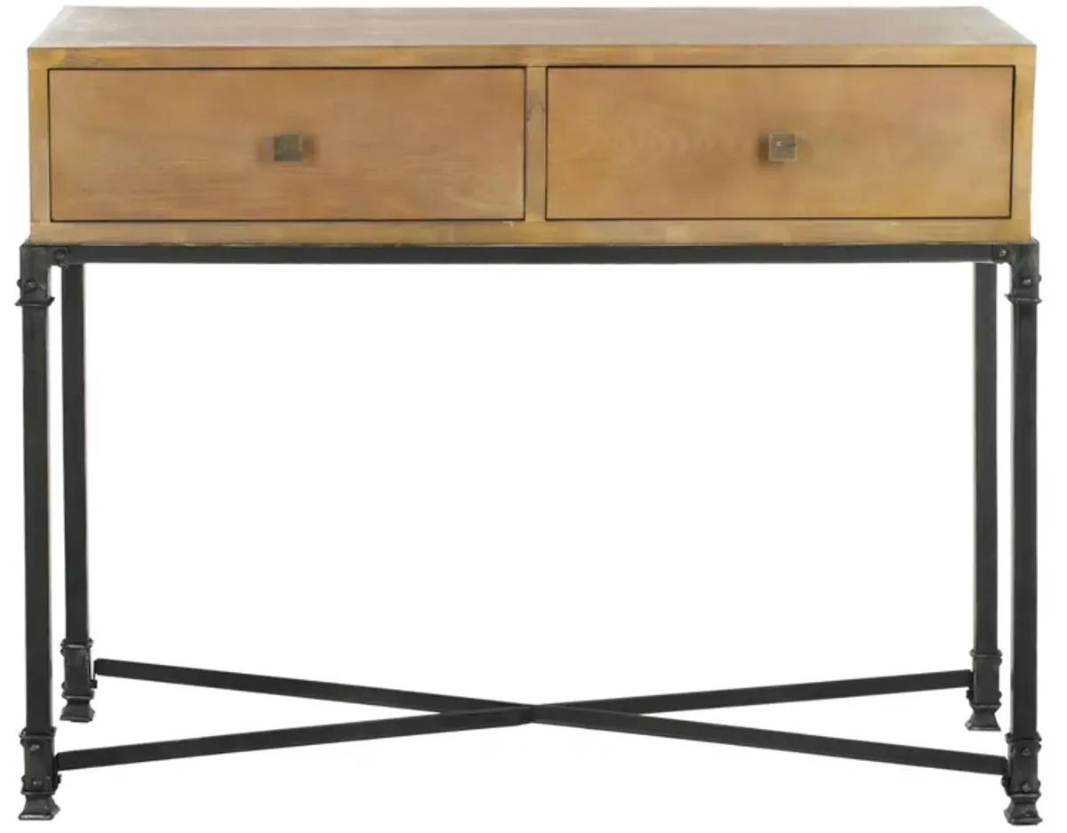 Antwan Console Table in Natural by Safavieh