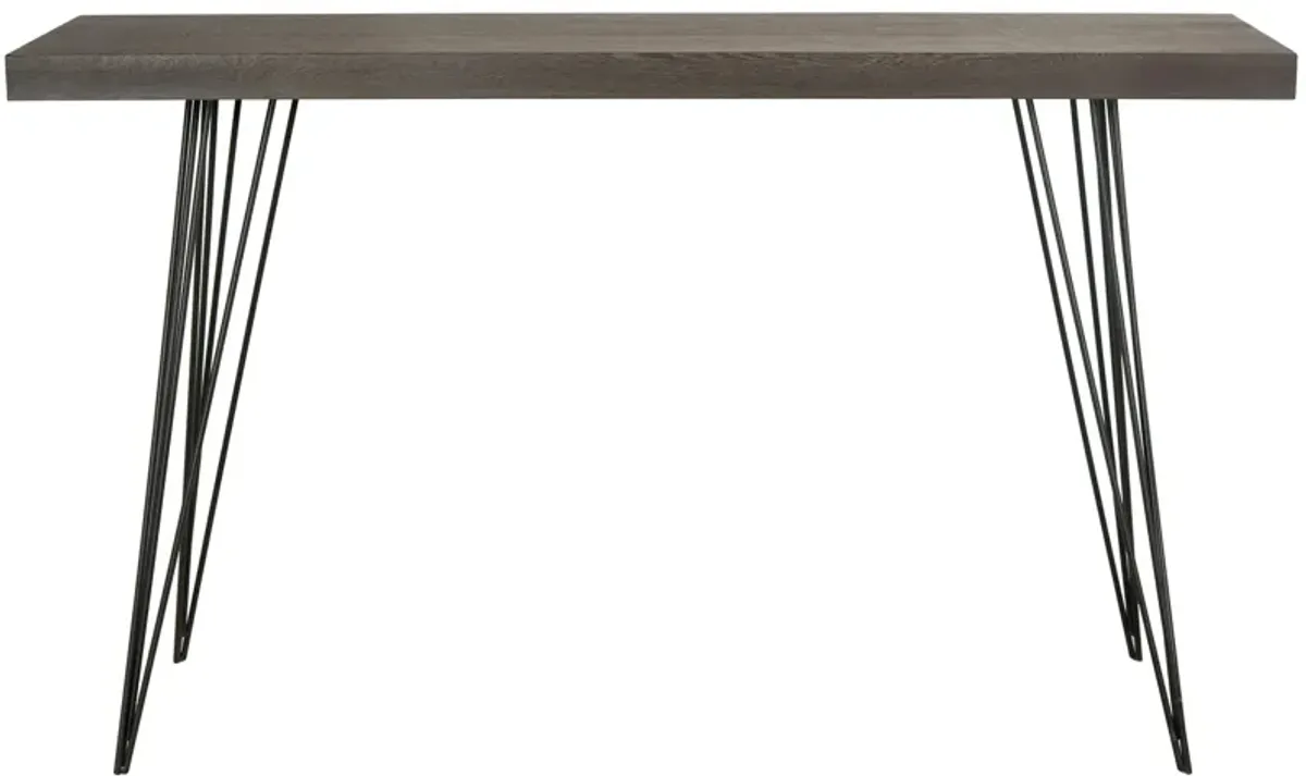 Athena Console Table in Dark Brown by Safavieh