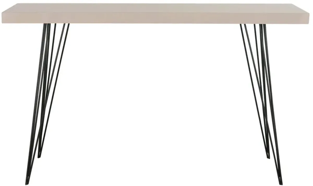 Athena Console Table in Taupe by Safavieh