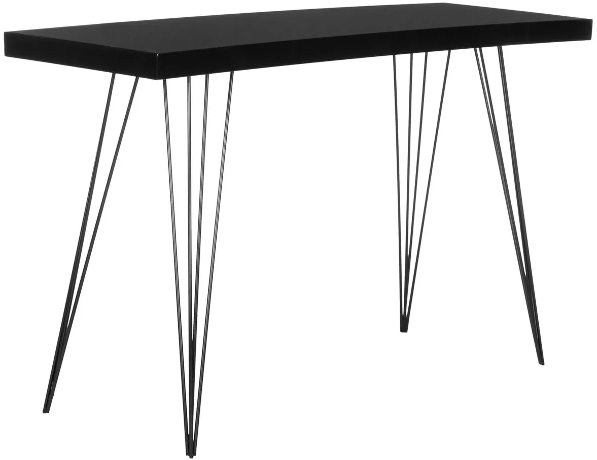 Athena Console Table in Black by Safavieh