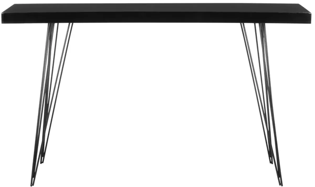 Athena Console Table in Black by Safavieh