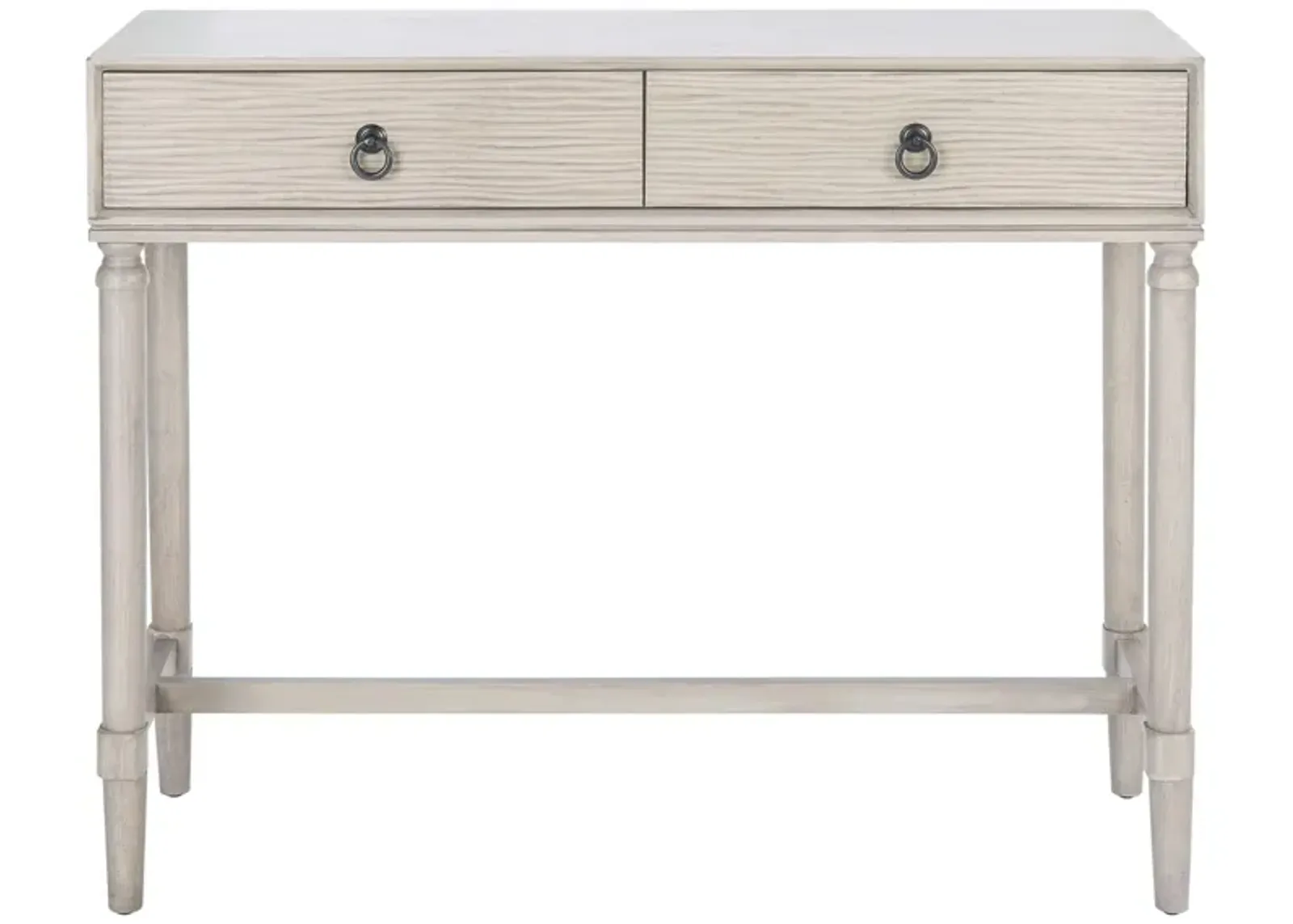 Autumn 2 Drawer Console Table in Greige by Safavieh