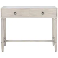 Autumn 2 Drawer Console Table in Greige by Safavieh