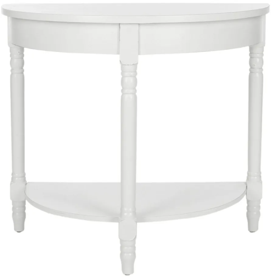 Aviator Console Table in Off White by Safavieh