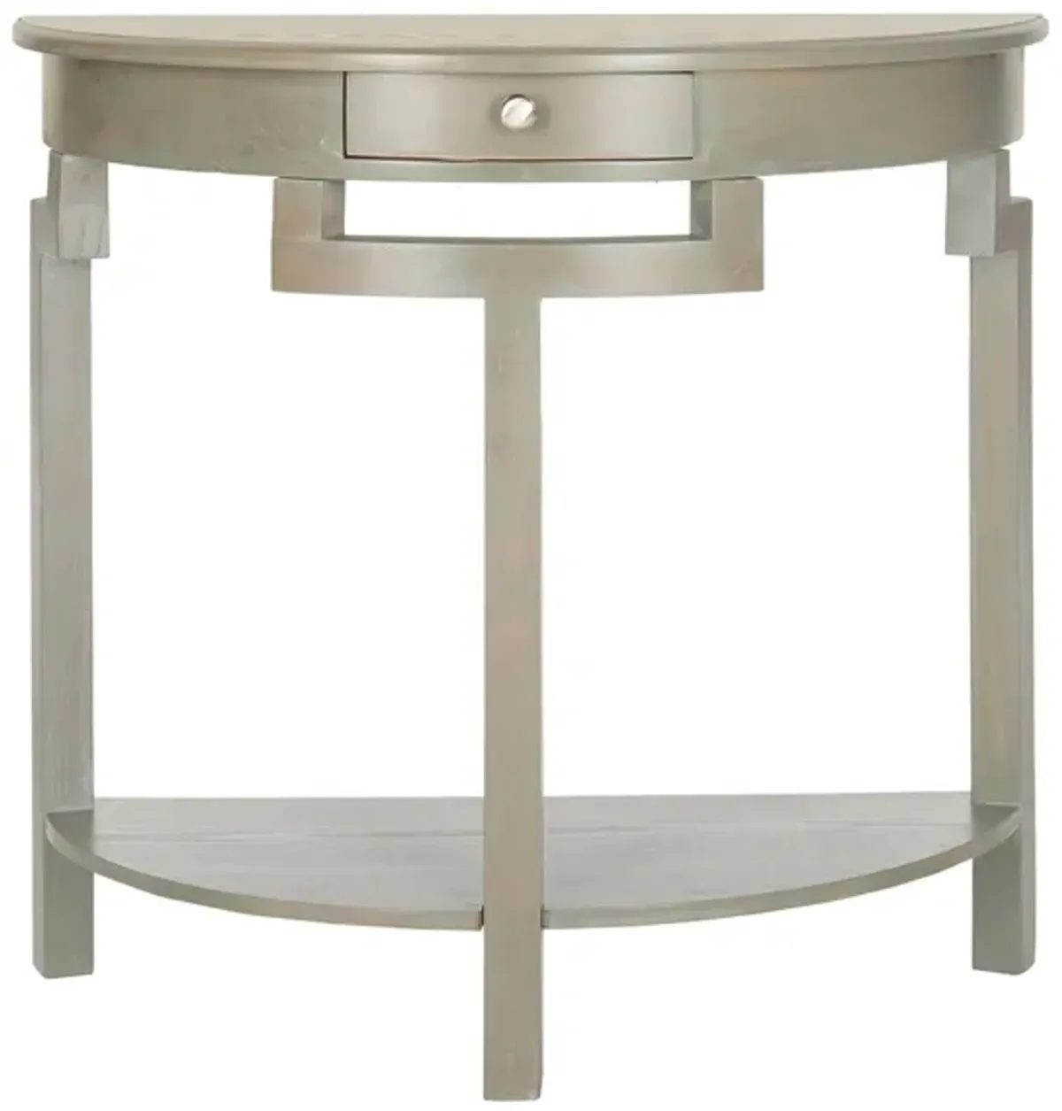 Baumgarten Console Table in Ash Gray by Safavieh