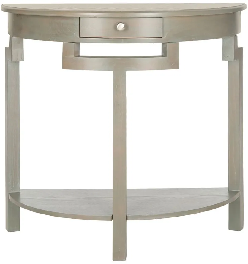 Baumgarten Console Table in Ash Gray by Safavieh