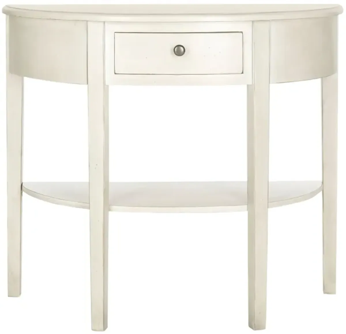 Baur Console Table in White Birch by Safavieh