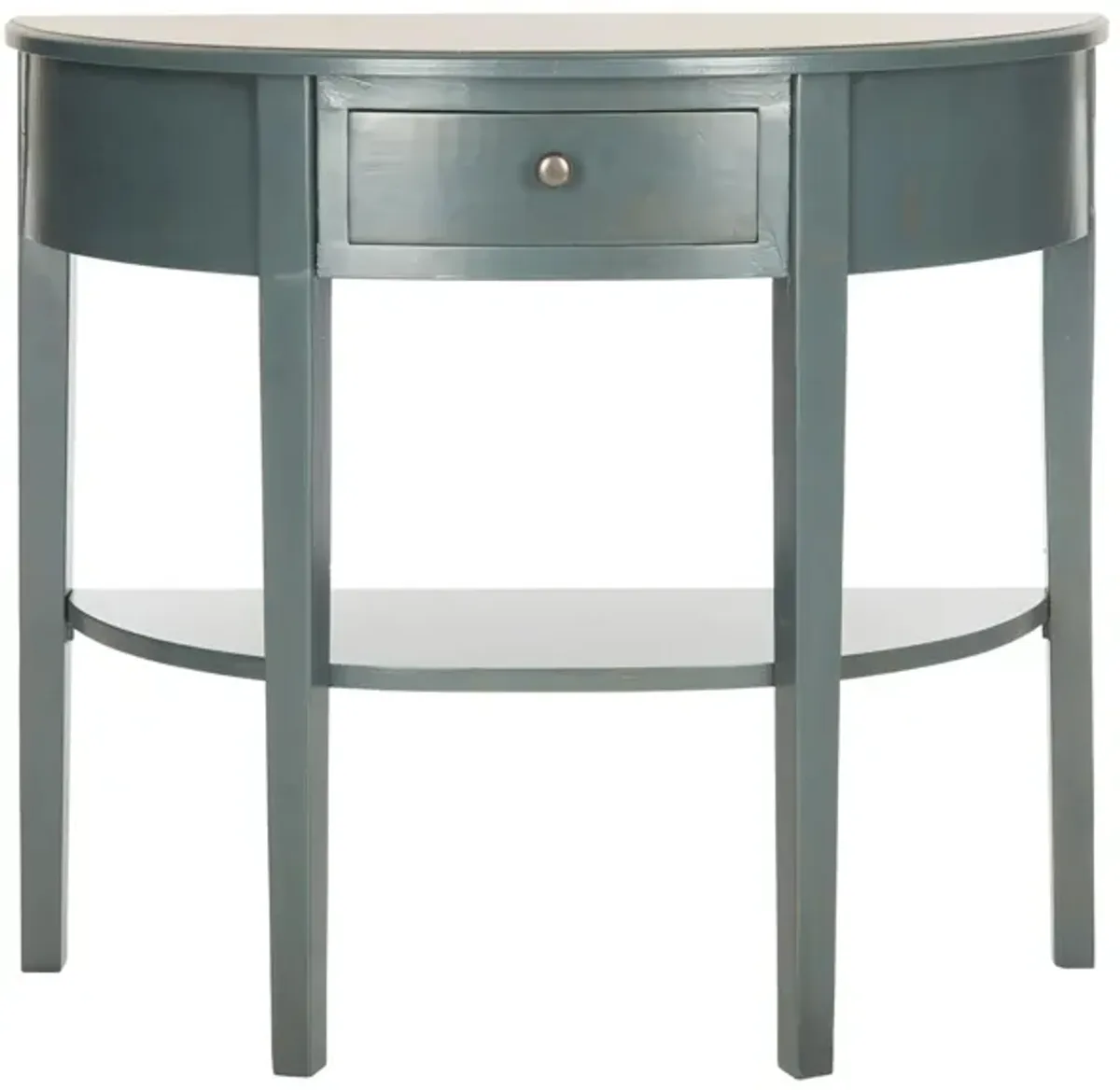 Baur Console Table in Dark Teal by Safavieh