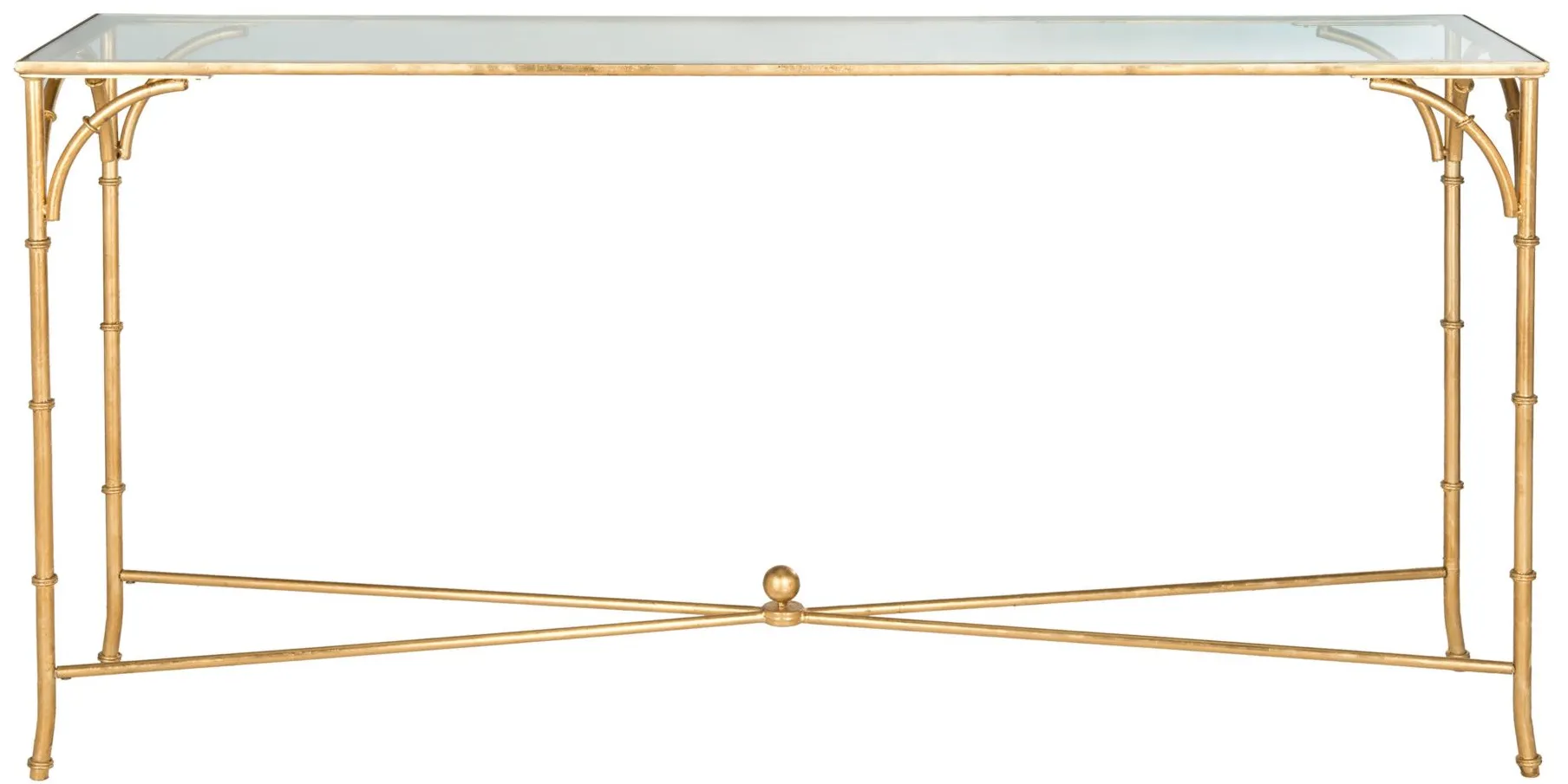 Cale Console Table in Gold by Safavieh