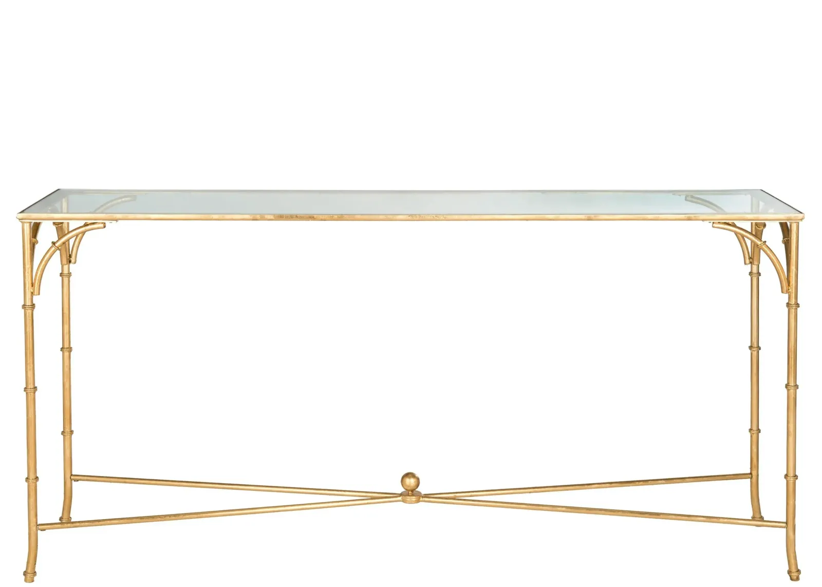 Cale Console Table in Gold by Safavieh