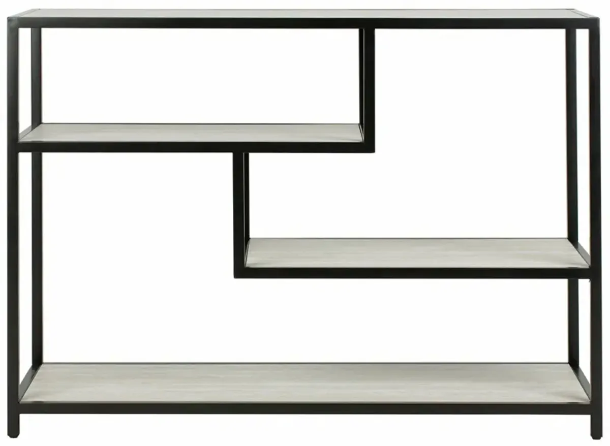 Carol Geometric Console Table in Beige by Safavieh