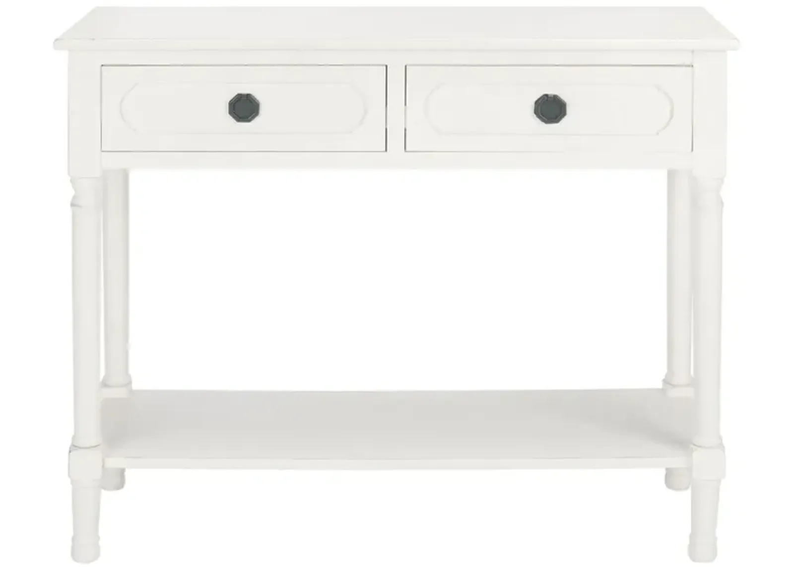 Christa 2 Drawer Console Table in Off White by Safavieh