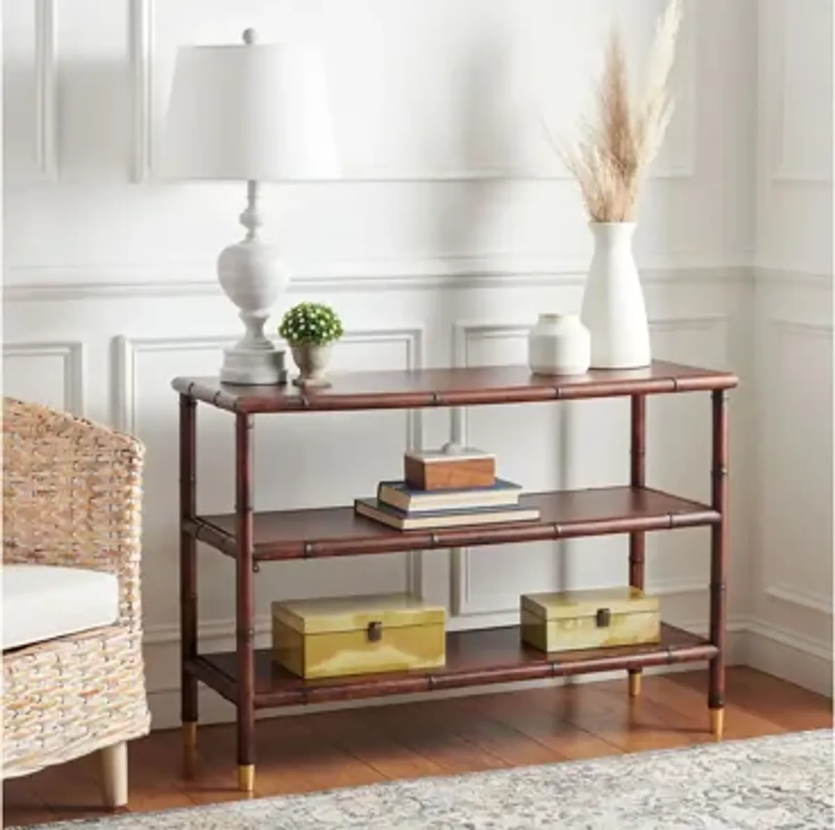 Christina 2 Shelf Console Table