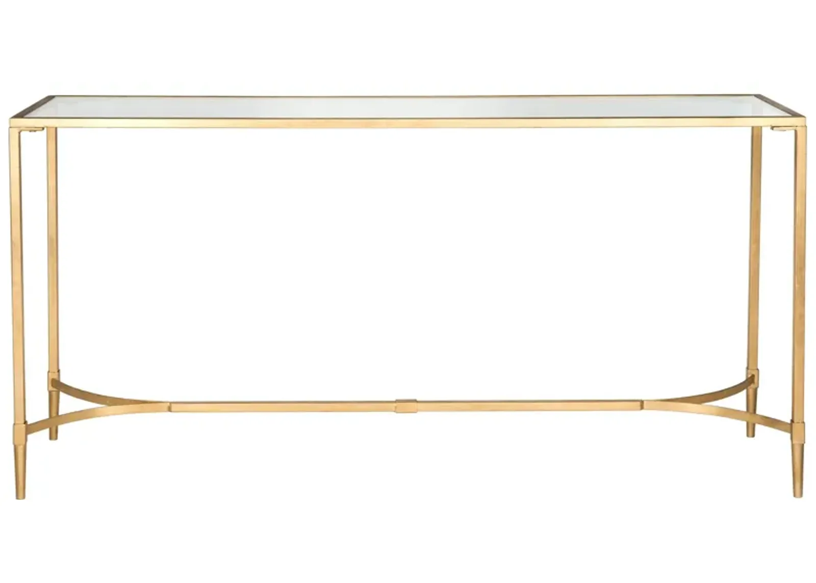 Eli Console Table in Gold by Safavieh